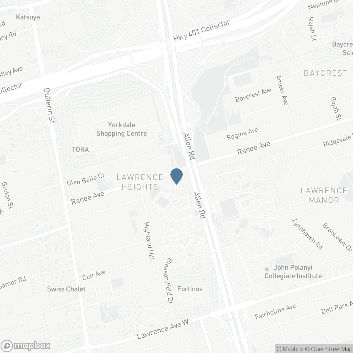 1222 - 160 FLEMINGTON ROAD, Toronto, Ontario M6A 0A9